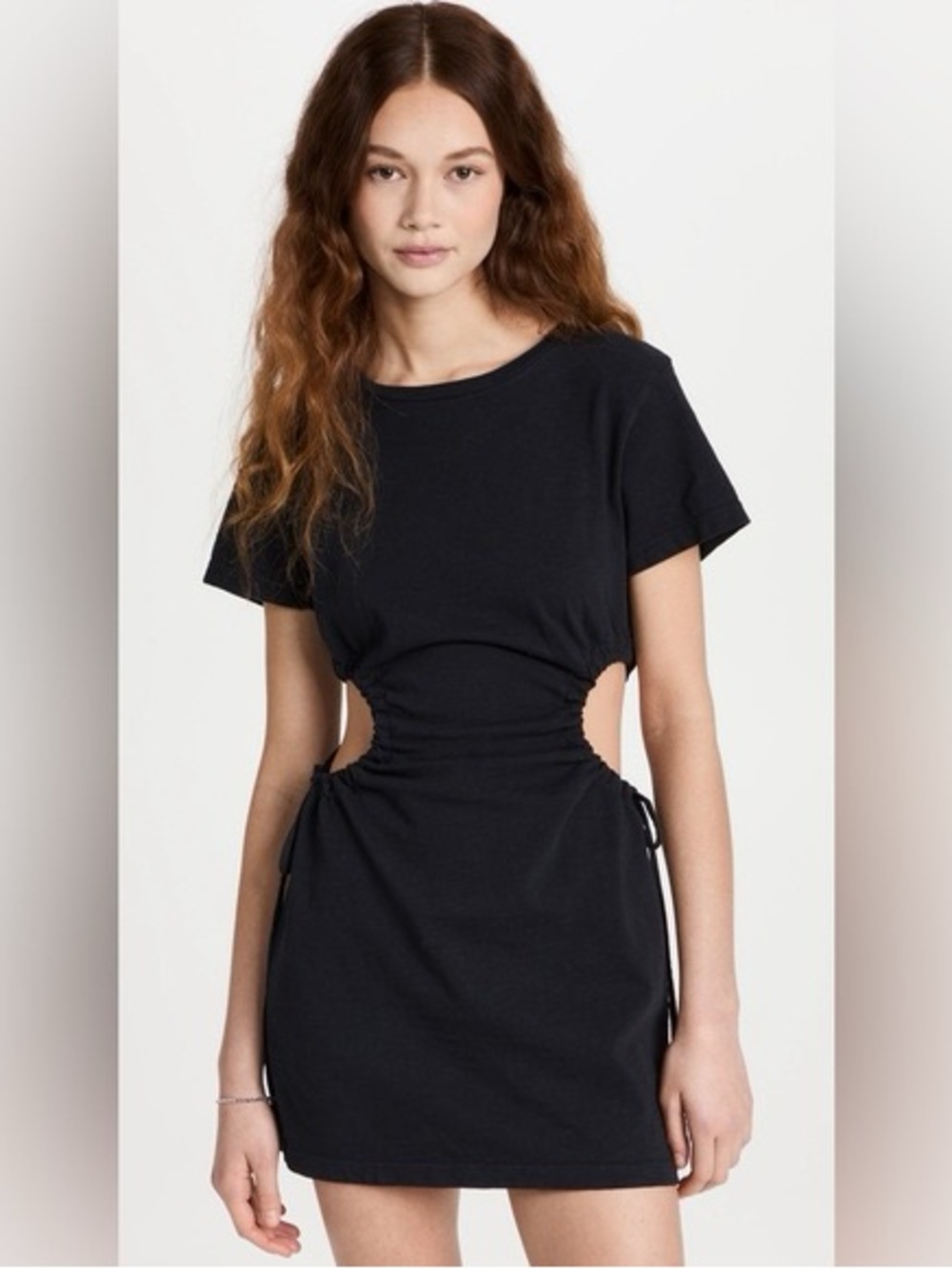 LNA Black Quinn Cut Out Dress